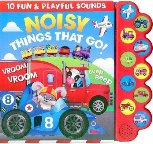 10 Sounds Book - Noisy Things That Go