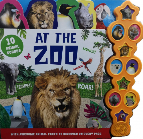 10 Sounds Book - At The Zoo