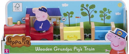 Peppa Pig Wooden Grandpa Train