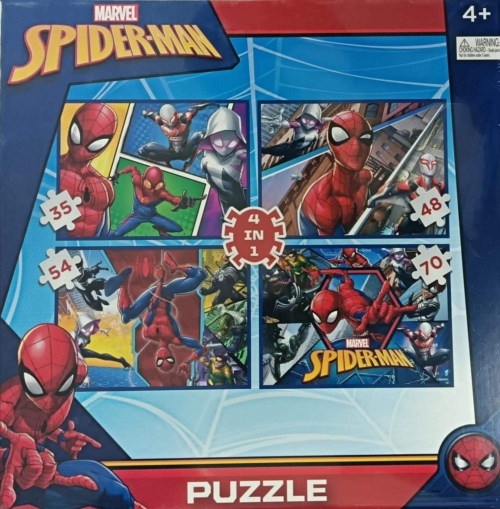 Spider-Man 4-in-1 Multi Puzzle (35, 48, 54 & 70pc)