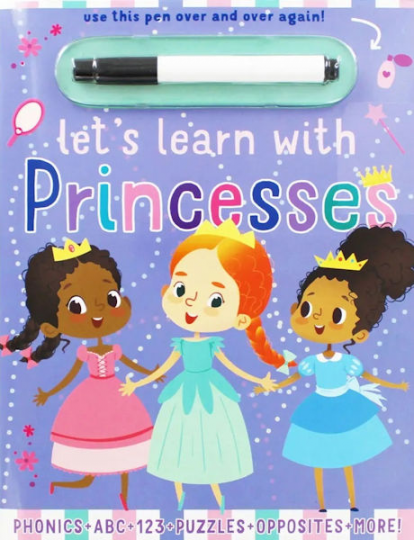 Let's Learn with Princesses Book