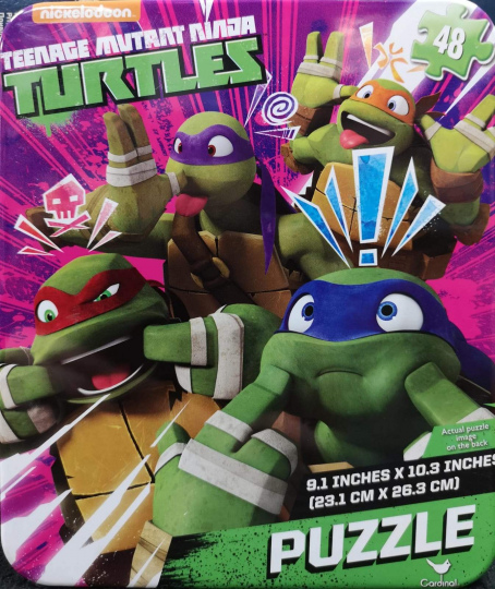 48pc - TMNT (Puzzle in Tin)