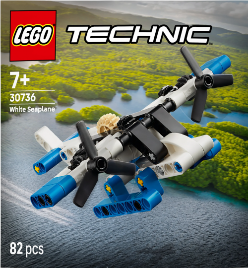30736 - White Seaplane Polybag