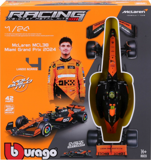 1:24 Burago Mclaren F1 Model Kit (28504)