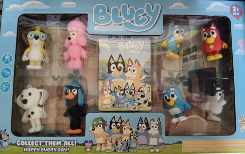 Bluey 8pc Figures (Small)