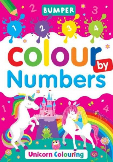 Colour By Numbers - Unicorn Book